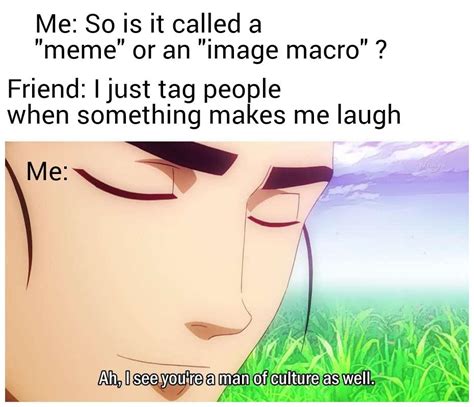 Ah, I See You're a Man of Culture As Well .